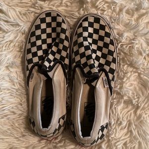 Classic Vans Slip On Black & White Checkerboard